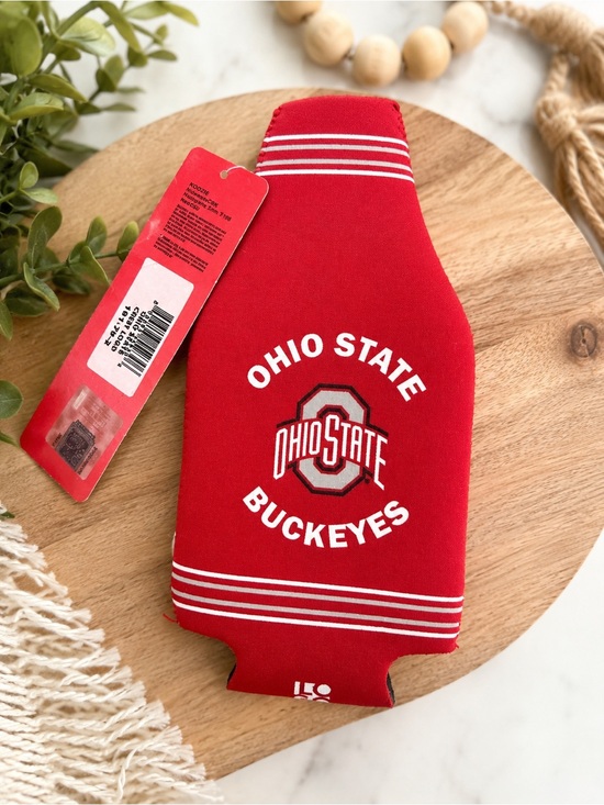 LOFT Other - Logo Brands Ohio State Buckeyes Bottle Cooler Koozie NWT Officially Licensed